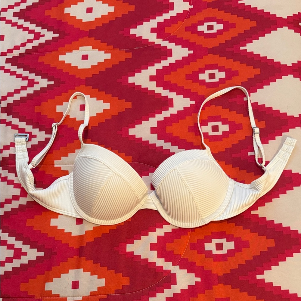 Elegant White Bathing Suit Top
